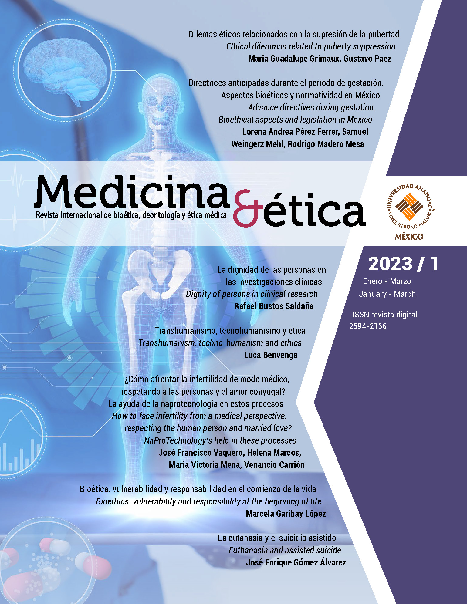 Medicina y Ética es reconocida como una revista de Bioética fundamental