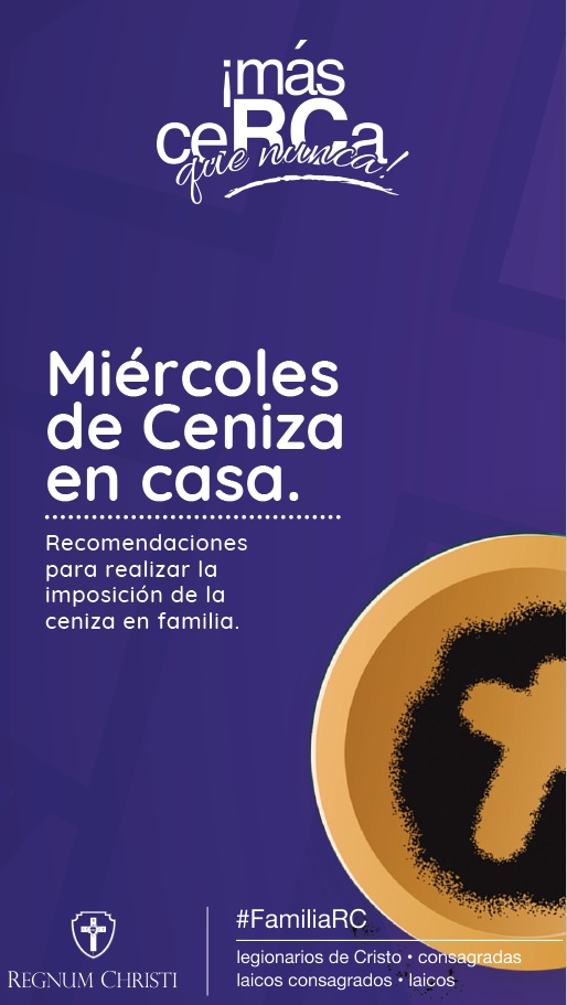 Celebra este Miércoles de Ceniza desde casa