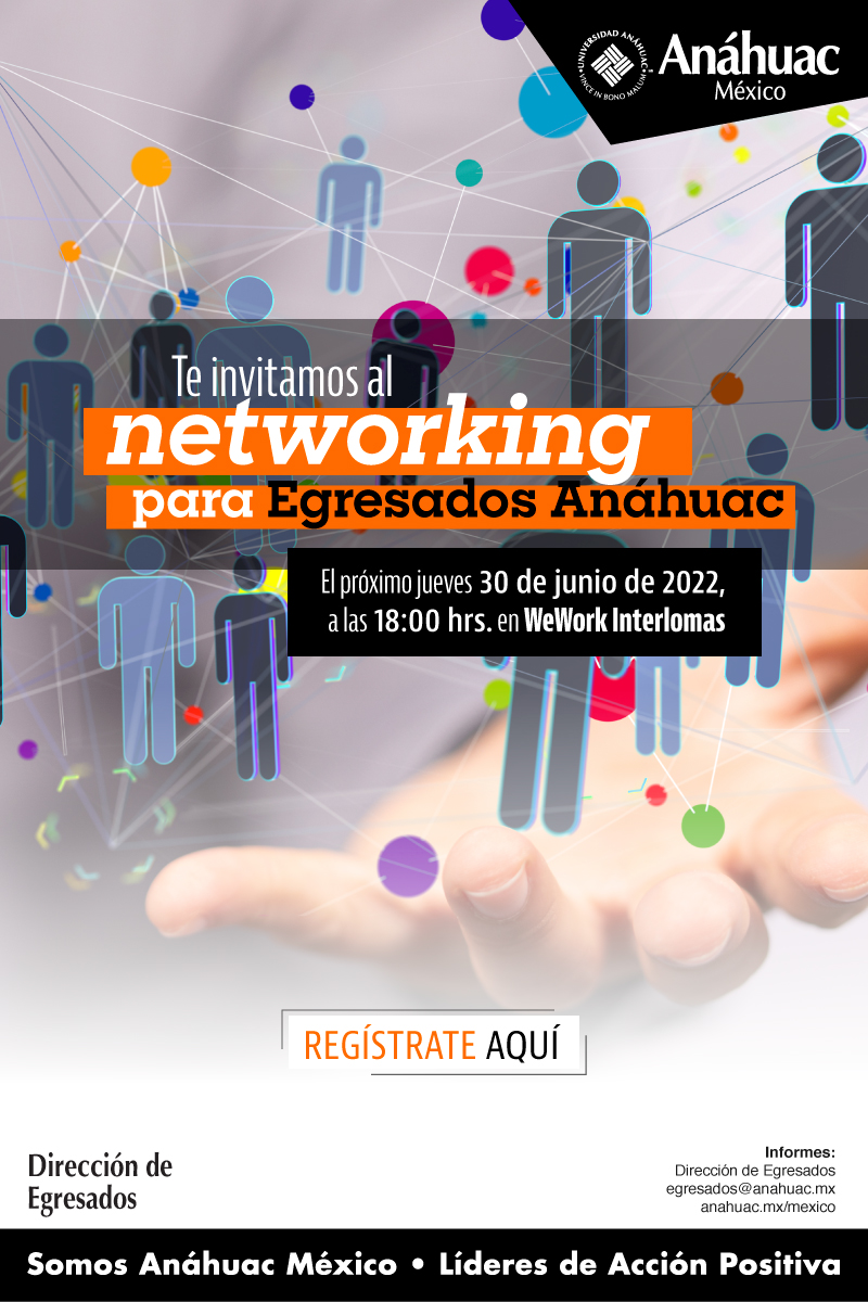 Asiste al Networking para Egresados Anáhuac