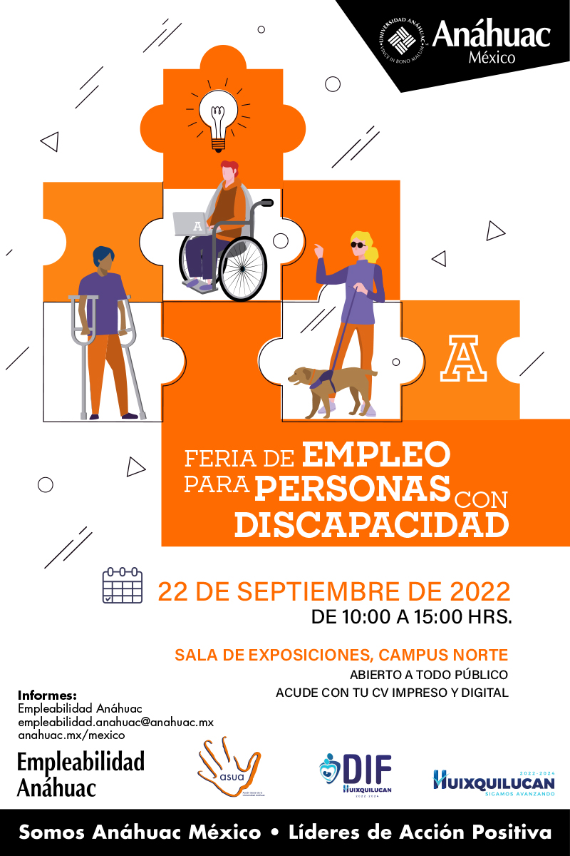 Participa en la 4ª Feria del Empleo para Personas con Discapacidad 