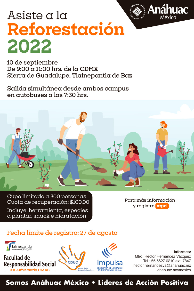 Participa en la Reforestación 2022