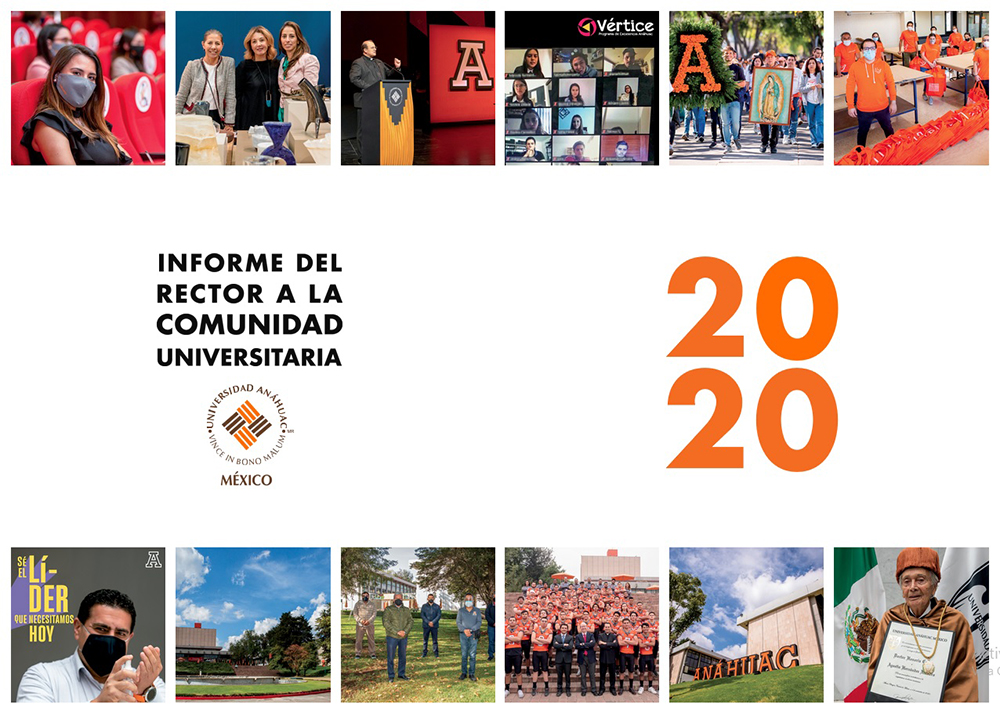 Informe del Rector 2020, Universidad Anáhuac México