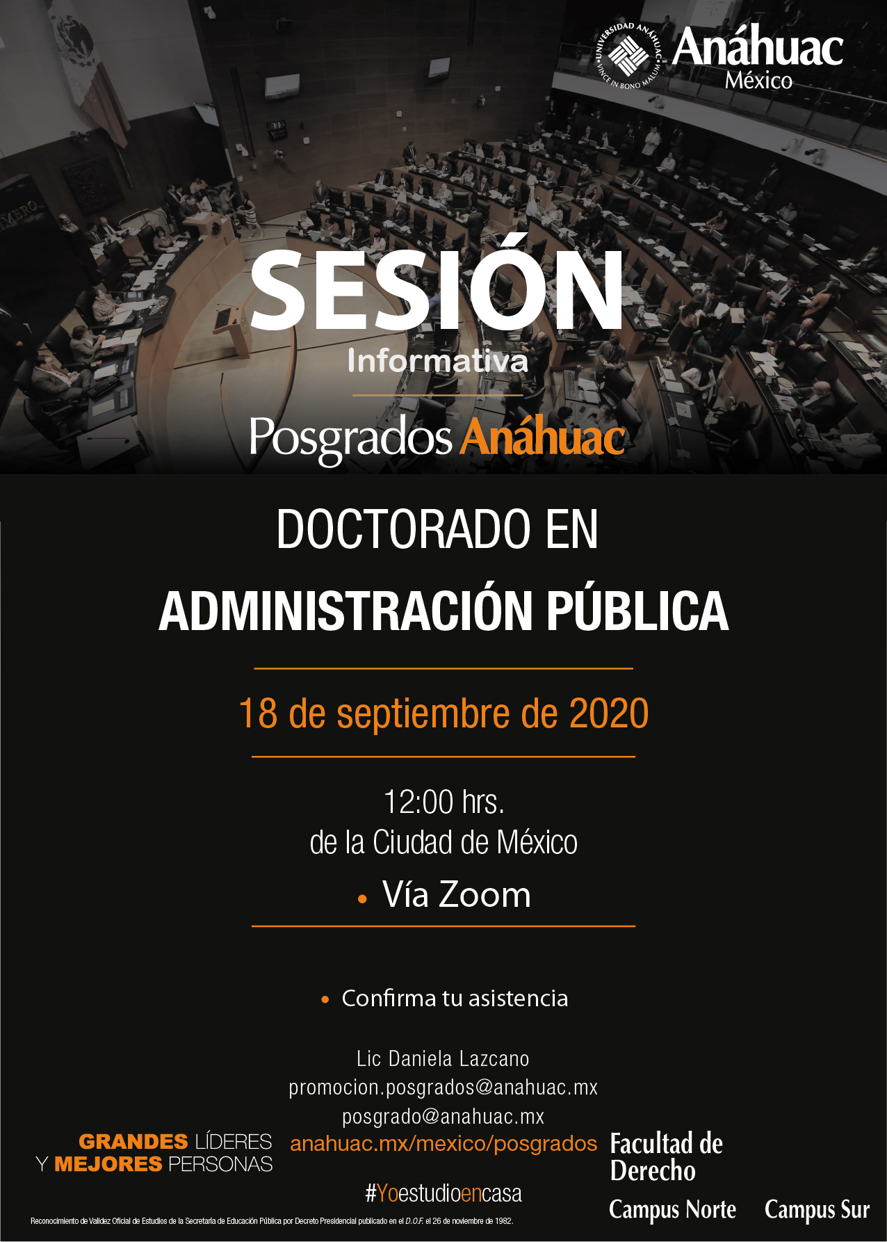 Sesión Informativa del Doctorado en Administración Pública