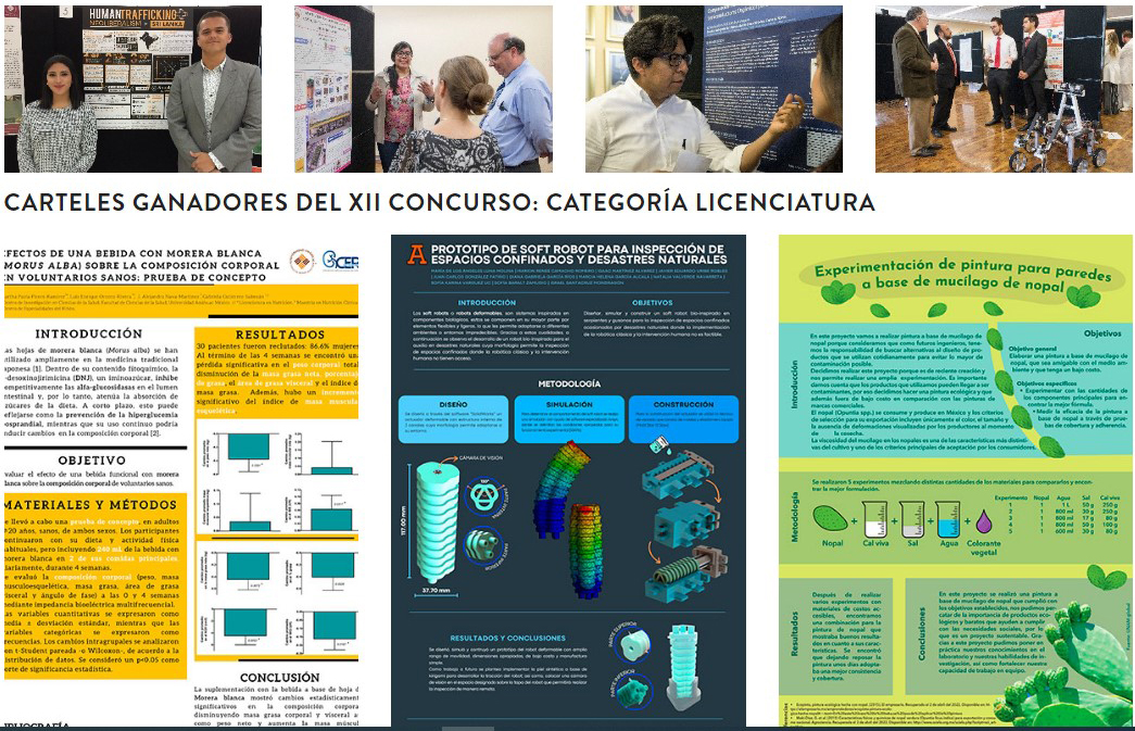 Trabajos de nutrición ganan el XII Concurso Anáhuac México de Carteles de Investigación