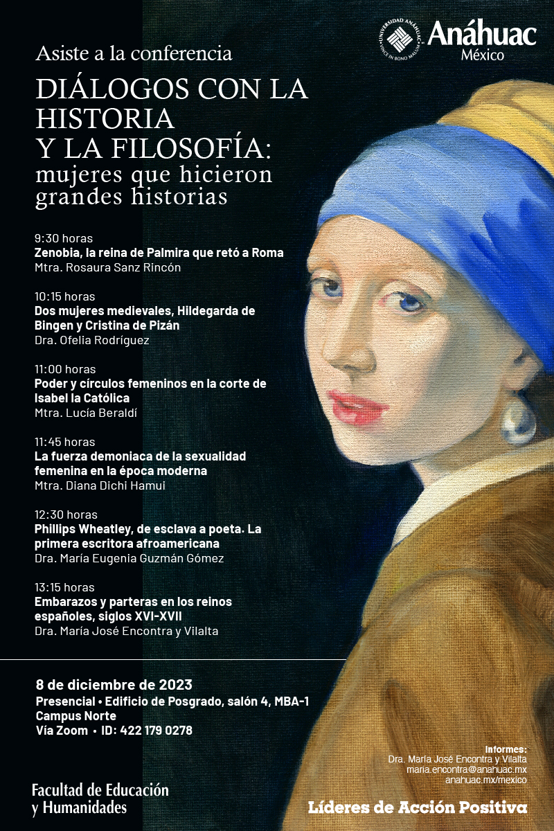 Te invitamos a la conferencia, "Diálogos con la Historia y la Filosofía"