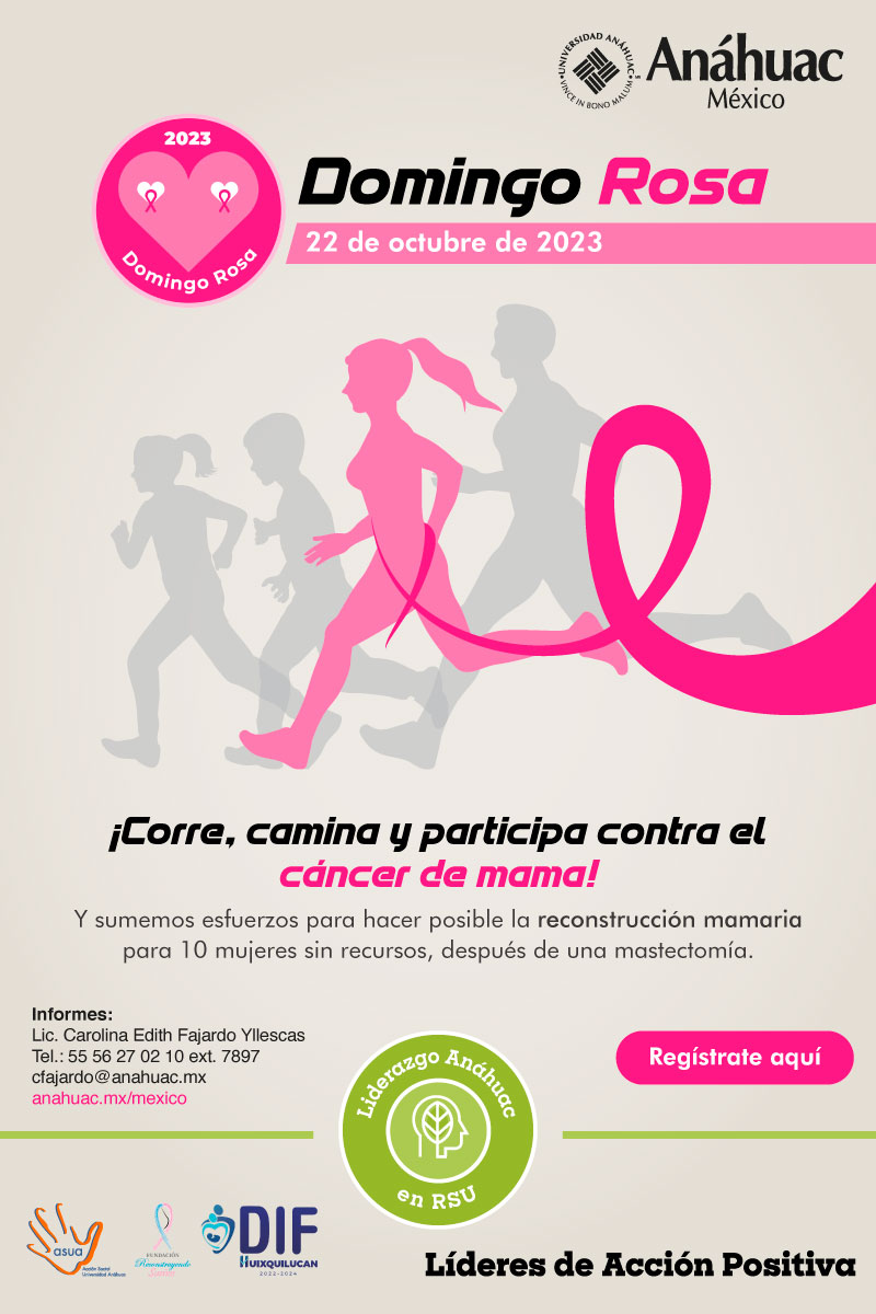 ¡Corre, camina y participa contra el cáncer de mama!