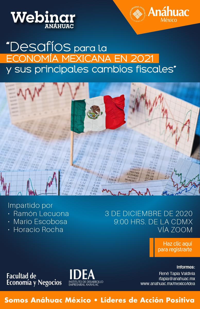 Webinar, "Desafíos para la economía mexicana en 2021"
