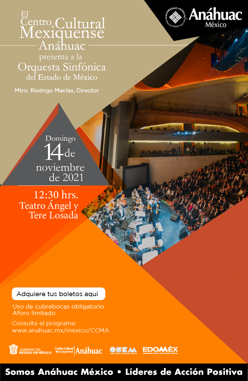 #ASISTE Concierto de la OSEM 14 de noviembre en el Teatro Ángel y Tere Losada