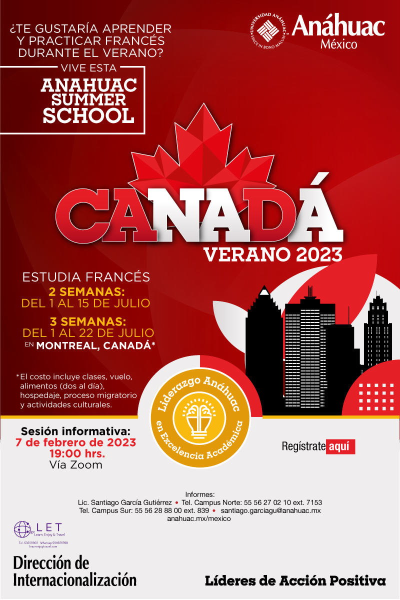 Estudia francés en Canadá durante el verano