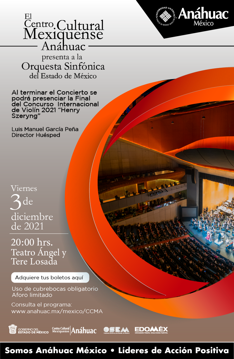 #ASISTE: concierto de la OSEM, 3 de diciembre en el Teatro Ángel y Tere Losada
