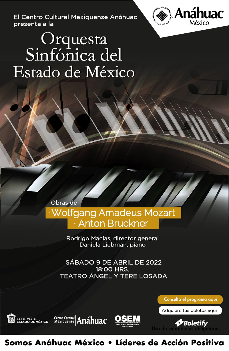 #Asiste al Concierto de la Orquesta Sinfónica del Estado de México 