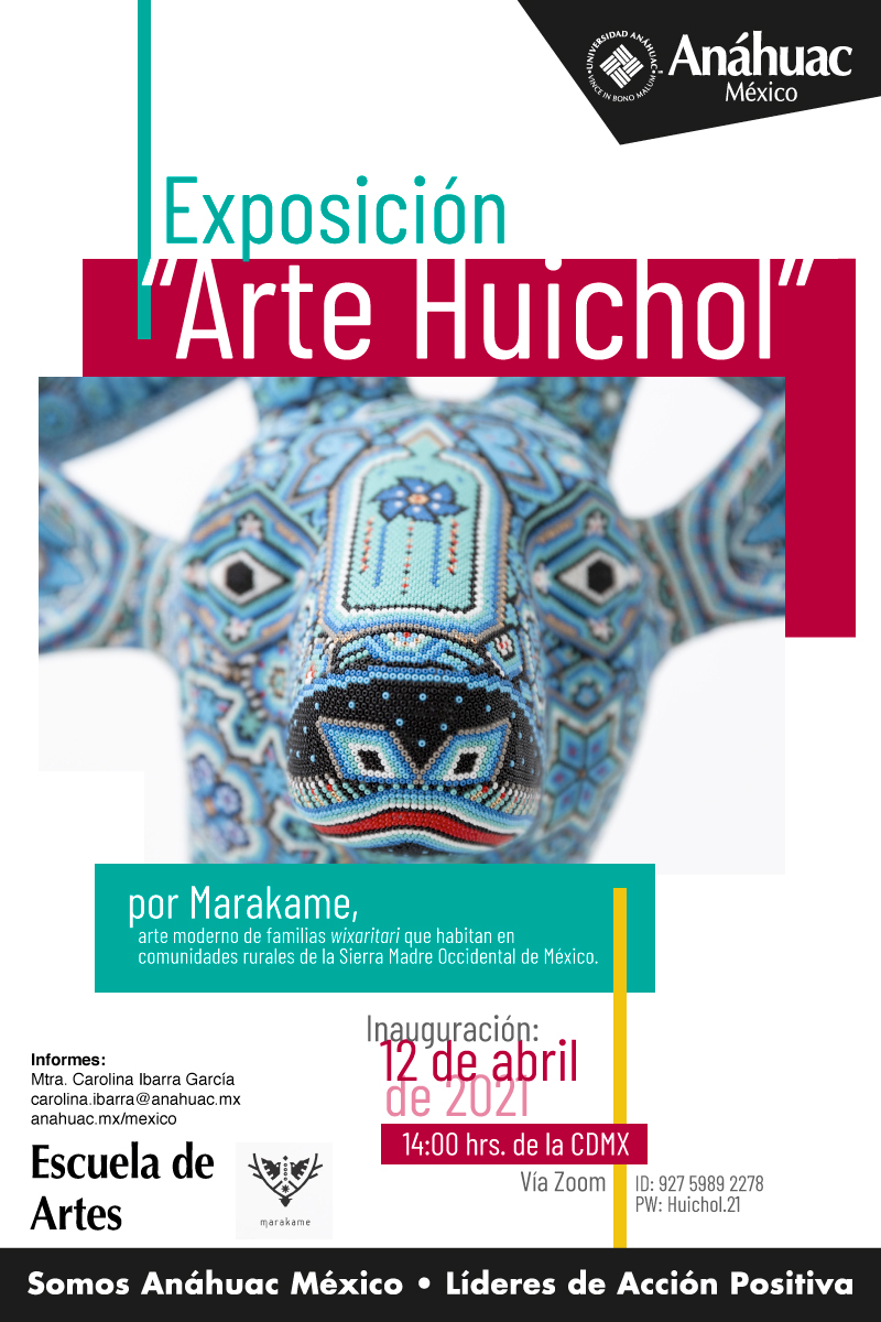 Asiste a la exposición virtual Arte Huichol