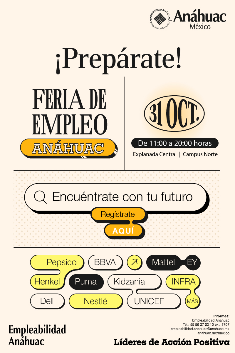 Regresa la Feria de Empleo Presencial. ¡Prepárate!