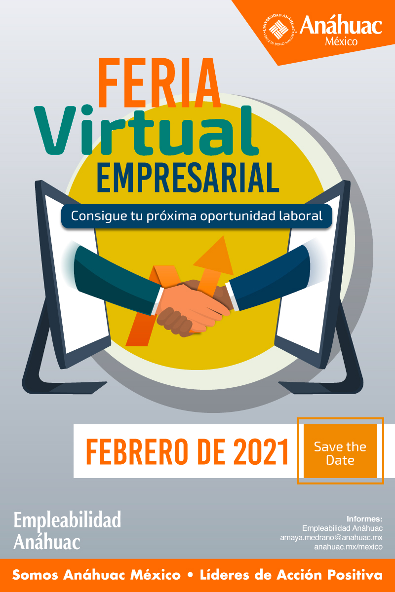 Save the Date: Feria de Reclutamiento Virtual 2021