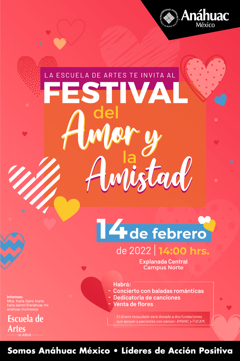 Asiste al Festival del Amor y la Amistad