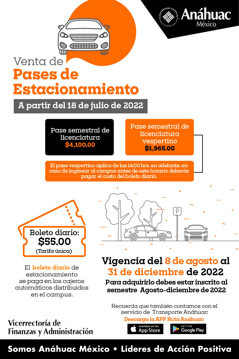 Venta de pases de estacionamiento