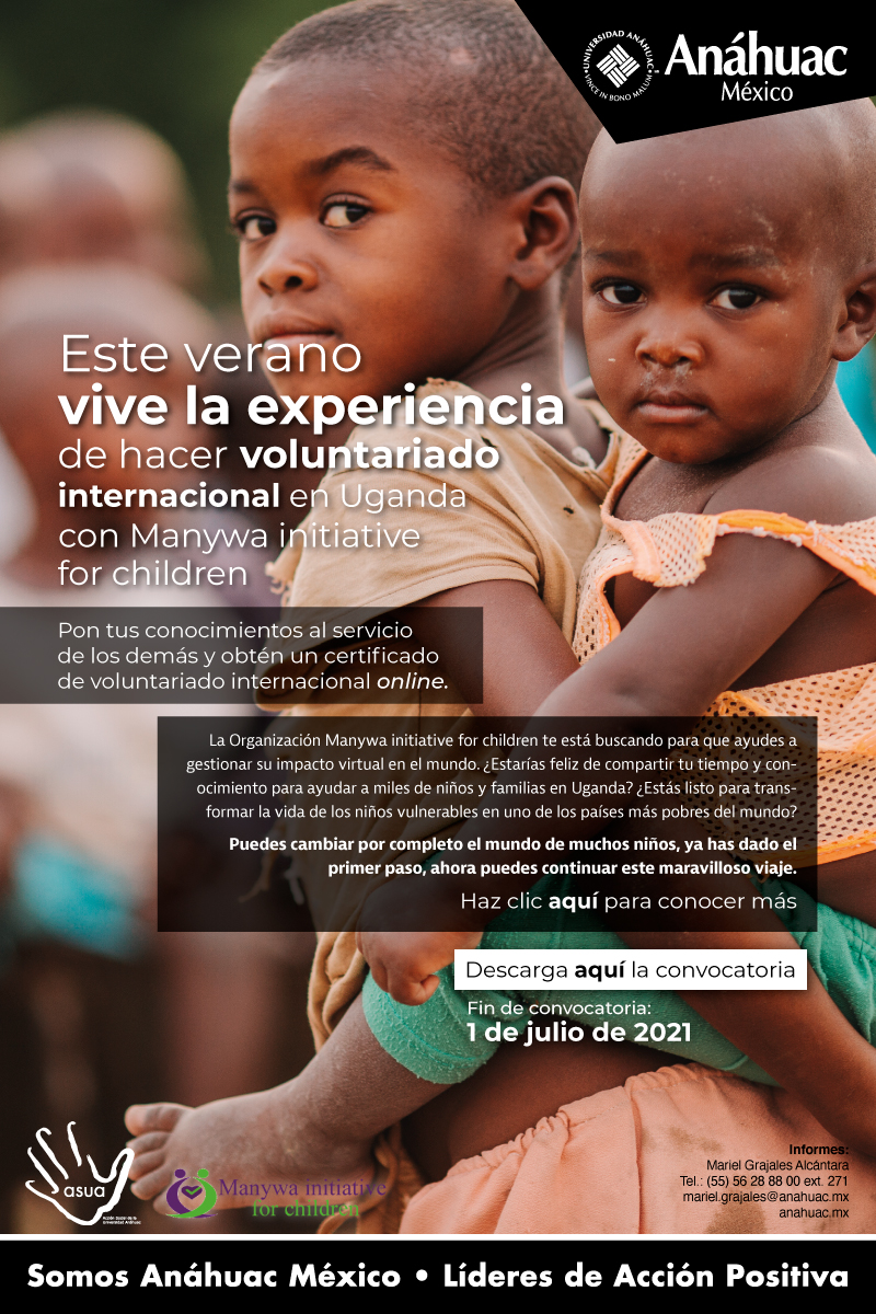 Este verano vive la experiencia de hacer voluntariado internacional para Uganda