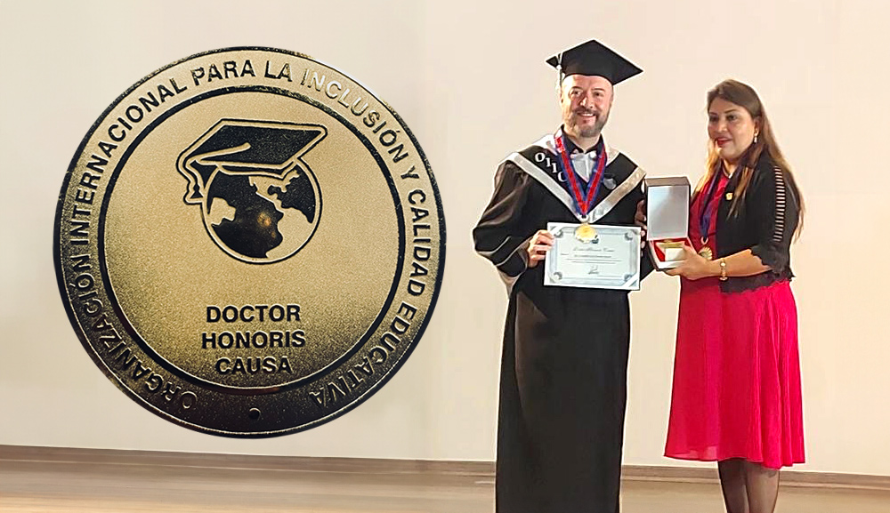 Fernando José Mariné Osorio recibe Doctorado Honoris Causa por el OIICE