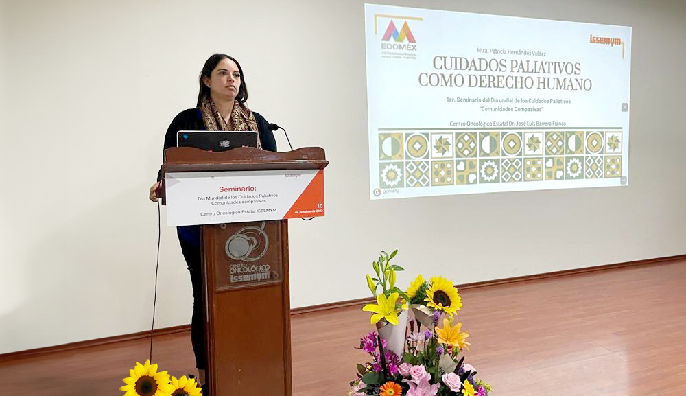 Patricia Hernández en el Seminario del Día Mundial de los Cuidados Paliativos