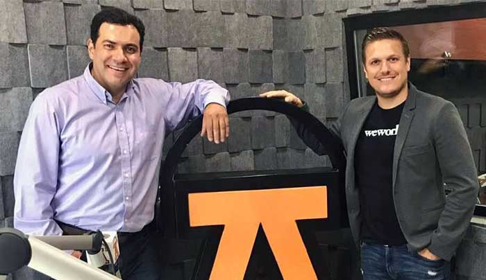 CEO de WeWork México visita las cabinas de Radio Anáhuac