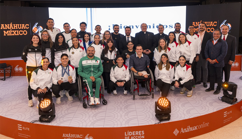 Presentation of awards to Anáhuac Lions who shone at the Paris 2024 Games
