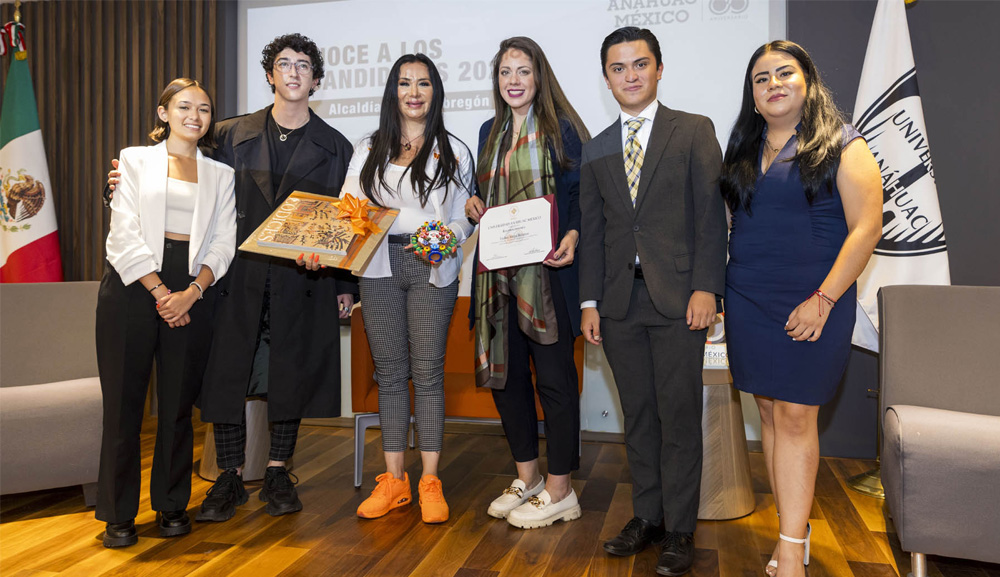 Encuentro de alumnos con la candidata Esther Mejía a la alcaldía de Álvaro Obregón