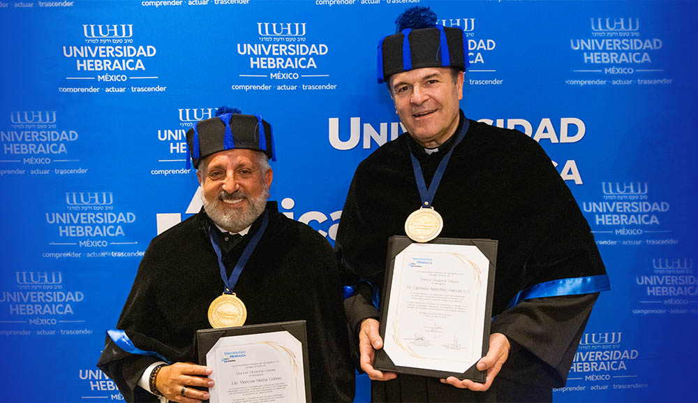 La Universidad Hebraica inviste con el Doctorado Honoris Causa al Dr. Cipriano Sánchez García, L.C.