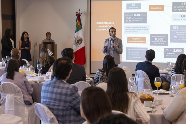 Empleabilidad Anáhuac fortalece su vínculo con empresas a través de un desayuno