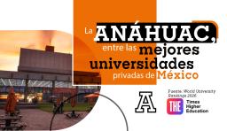 La Anáhuac, entre las mejores universidades privadas de México