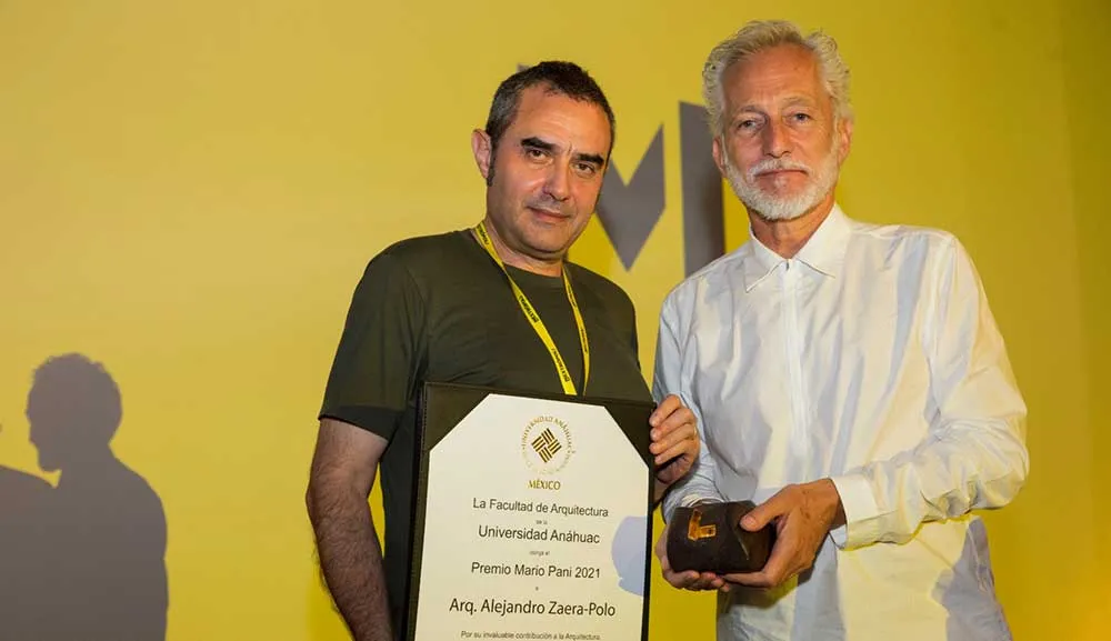 El arquitecto Alejandro Zaera-Polo recibe el Premio Mario Pani 2021