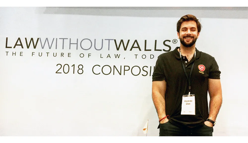 Alumno de Derecho gana el Conposium “Law With Out Walls 2018”