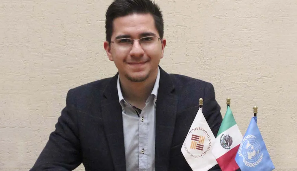 Alumno de Relaciones Internacionales dirige mesa de debate en sede de la ONU