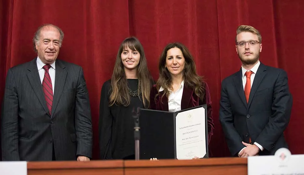 La Mtra. Rina Mussali destaca el papel de los internacionalistas en la Cátedra Prima Facultad de Estudios Globales