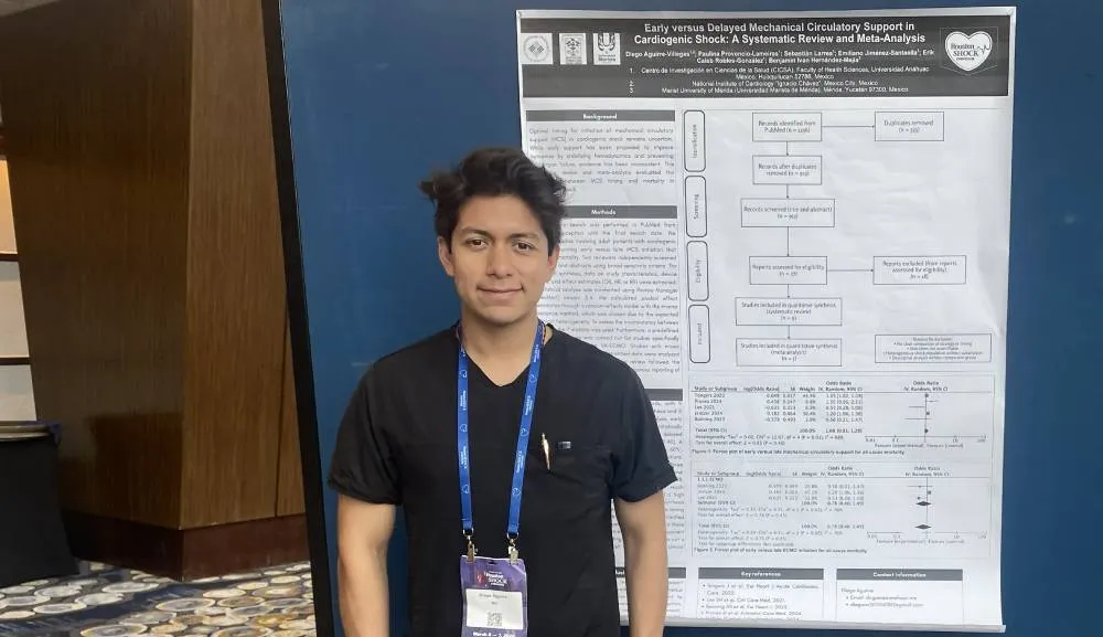 Alumno de Ciencias de la Salud participa en el Houston Shock Symposium 2026