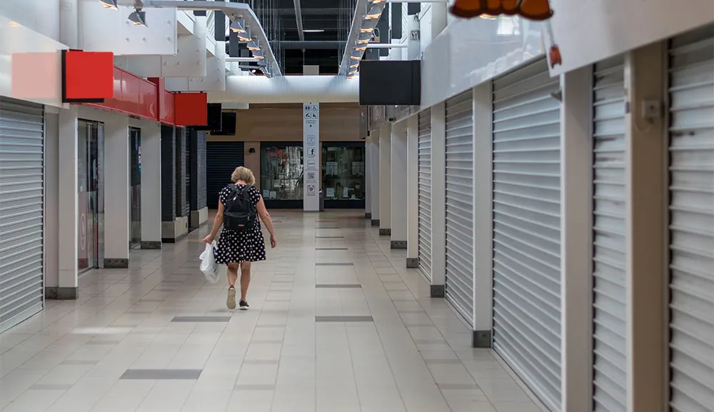 Cierre de centros comerciales a partir de hoy por la pandemia del COVID-19
