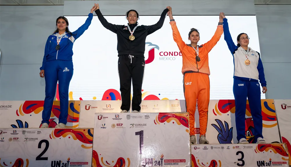 Alumnos de la Maestría en Ciencias Aplicadas al Deporte tienen una destacada actuación en la Universiada Nacional 2024