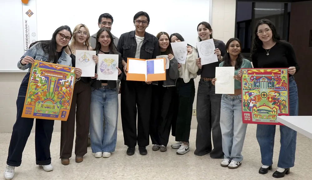 Mario Cortés “Cuemanche” impulsa la exploración creativa en alumnos de Diseño Gráfico