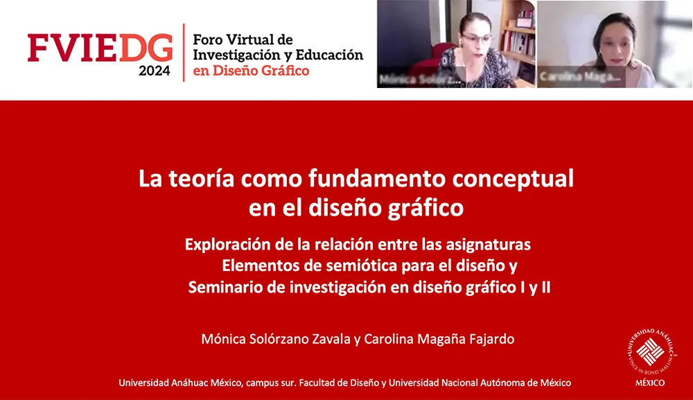 La Facultad de Diseño participa en Foro Virtual Internacional de Investigación y Educación en Diseño Gráfico