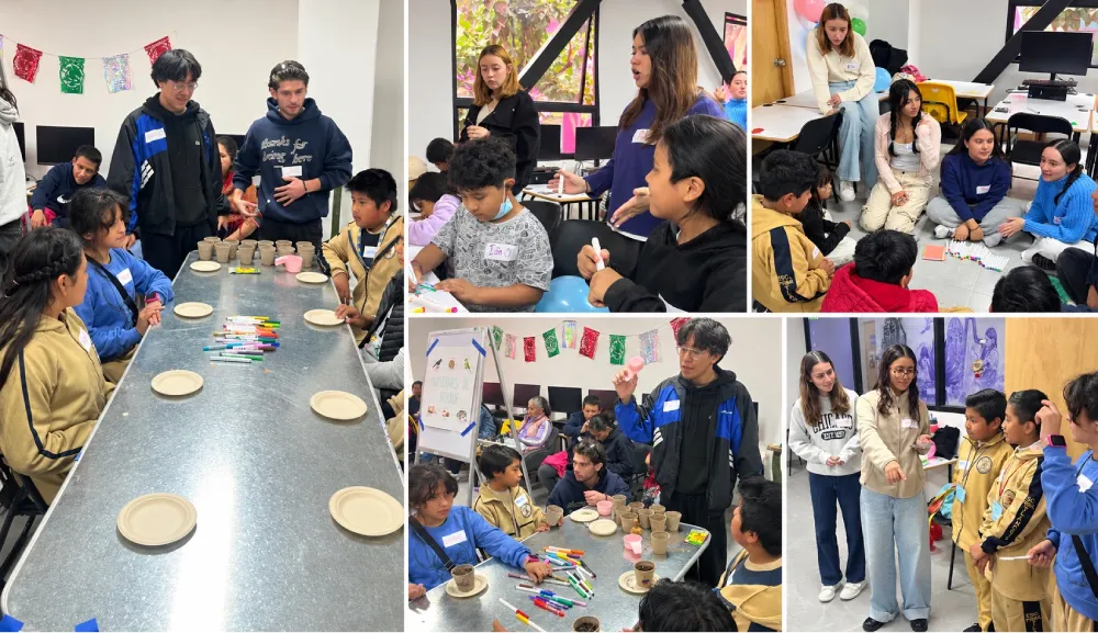 Alumnos de Diseño Industrial promueven el cuidado ambiental con talleres infantiles