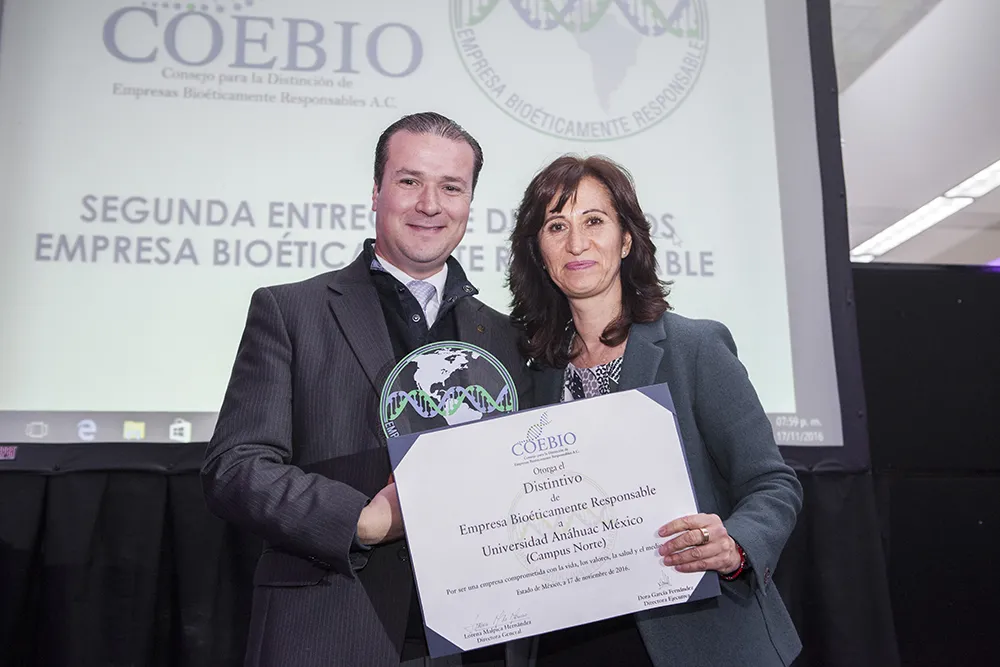 Recibimos el Distintivo de Empresa Bioéticamente Responsable 2015