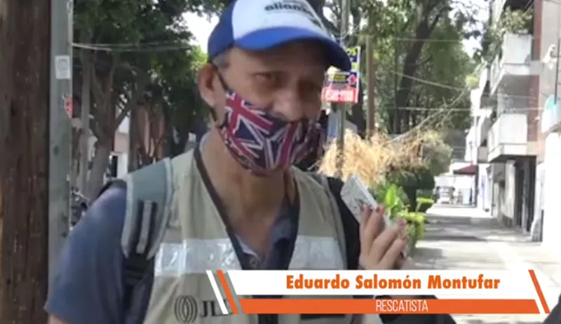 Eduardo Salomón, uno de los beneficiados de la campaña Dona una despensa