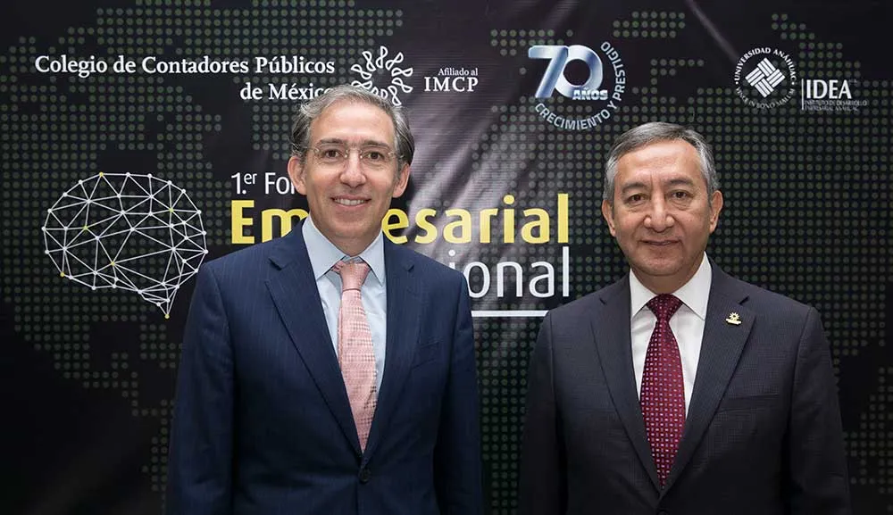 IDEA y el Colegio de Contadores Públicos de México realizan el 1er Foro Empresarial Internacional