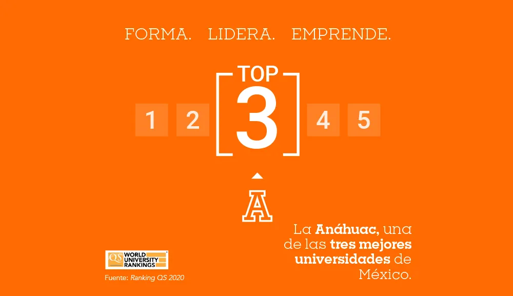 La Anáhuac, una de las tres mejores universidades de México, Ranking QS 2020