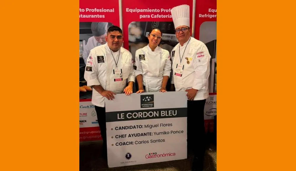 Reconocen a equipo de Le Cordon Bleu México en el International Catering Cup 2026