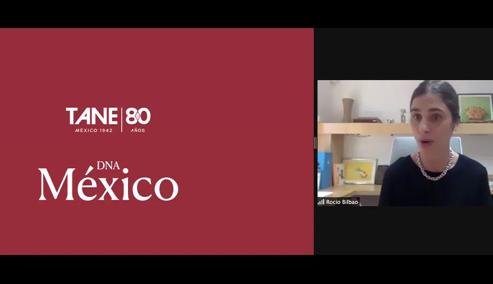 Rocío Bilbao, marketing director de TANE México, imparte conferencia a miembros de la Anáhuac
