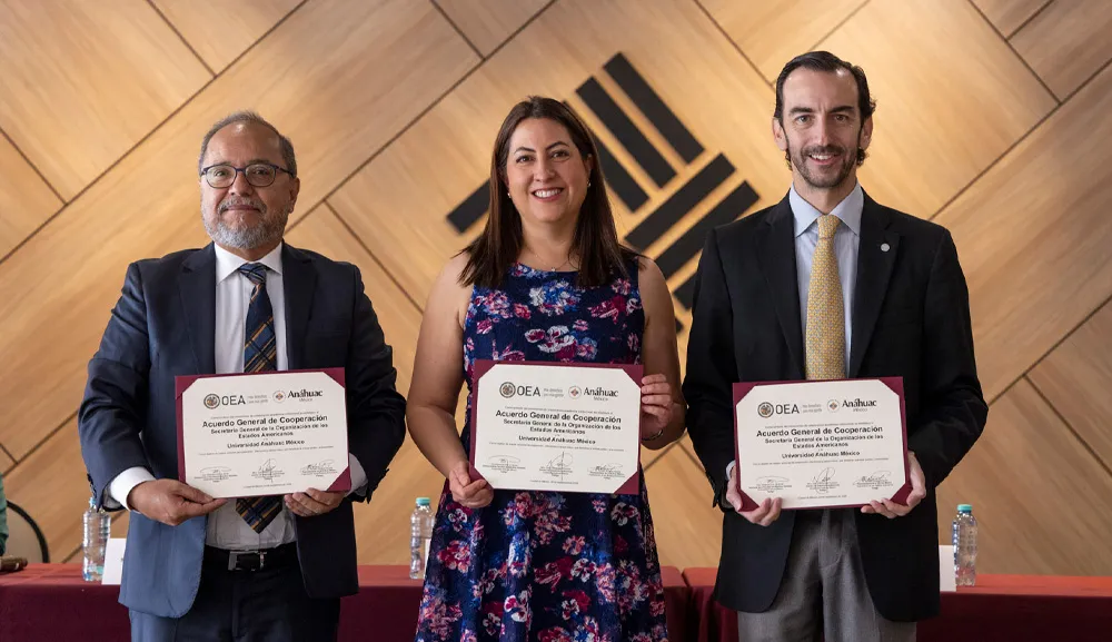 La Anáhuac México y la OEA firman acuerdo para conectar a alumnos con la agenda de las Américas