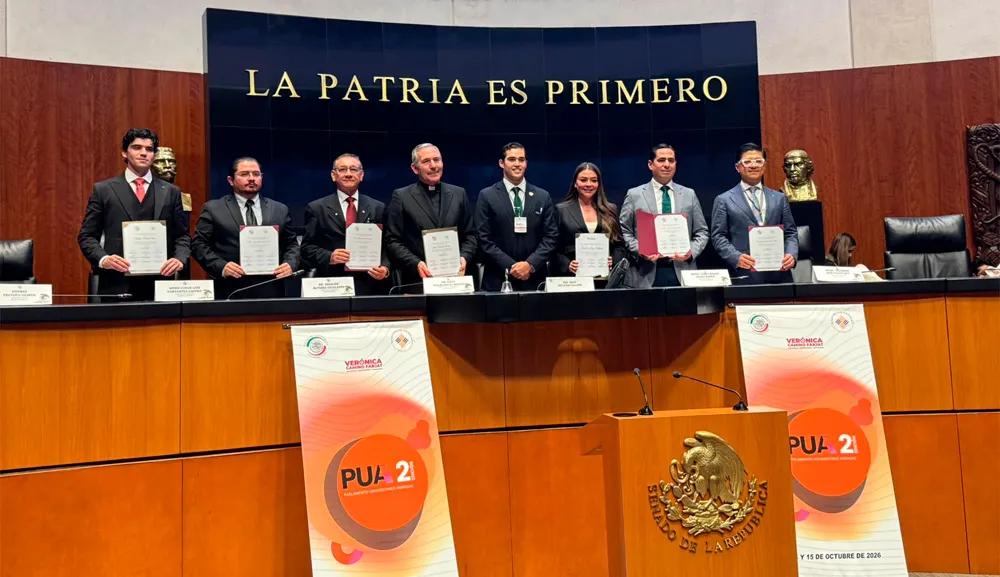 Alumnos de Derecho y de la Red Anáhuac México participan en el Segundo Parlamento Universitario