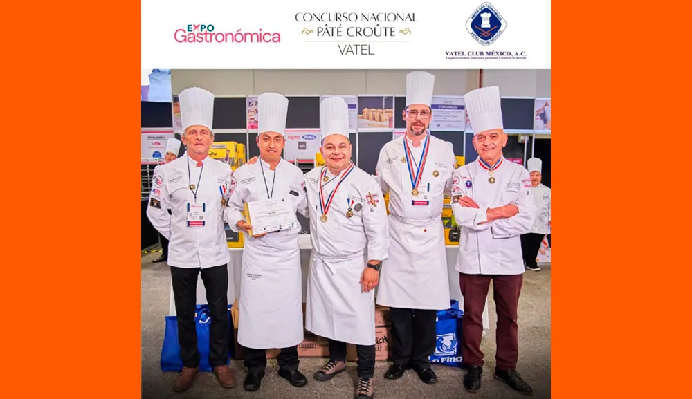 Alfredo Tapia gana segundo lugar en el concurso Pâté Croûte