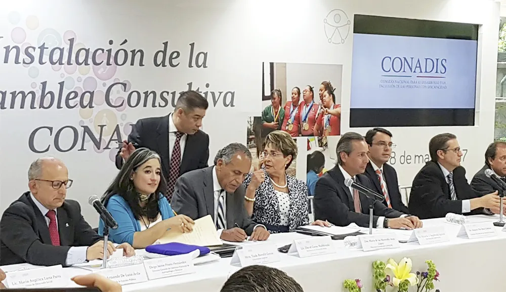 Mtra. Taide Buenfil, presidenta de la Asamblea Consultiva del Conadis
