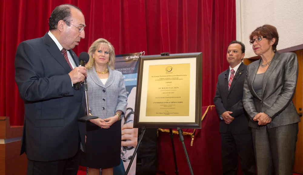 Conaedo certifica nuestro programa de Licenciatura en Cirujano Dentista